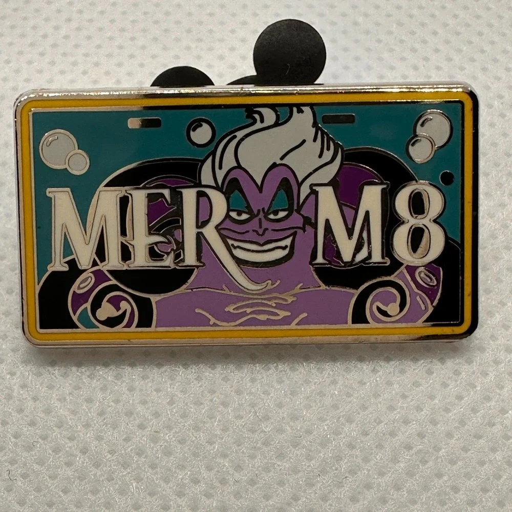 Disney Pin‎ License Plate Mystery LITTLE MERMAID LICENSE PLATE